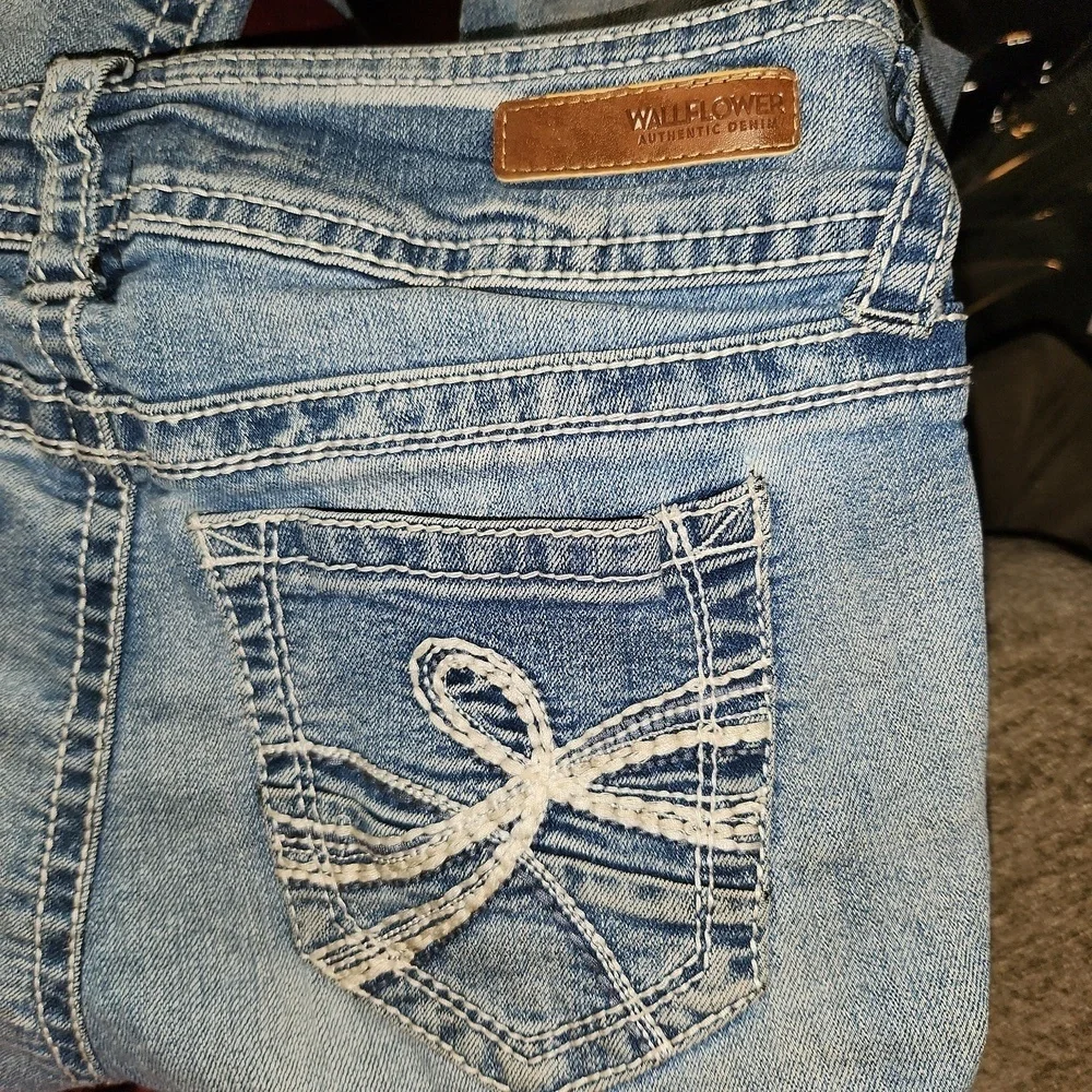 Wallflower Light Blue Straight Leg Jeans